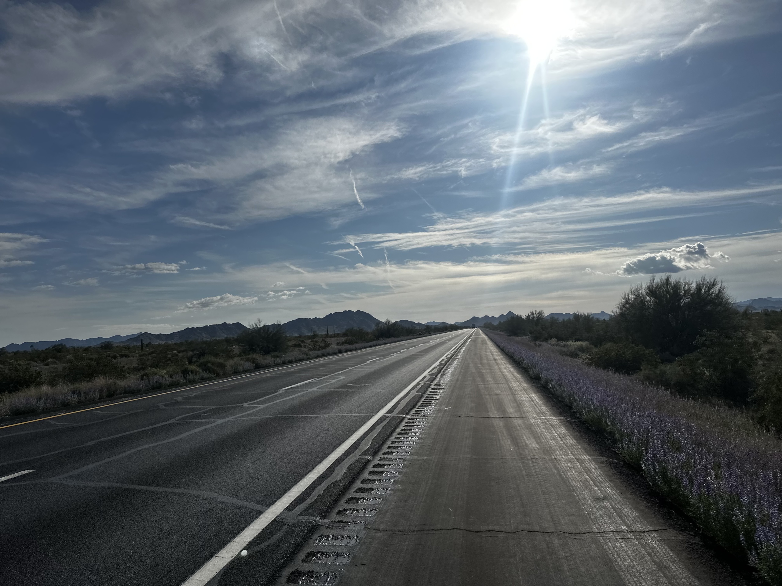 Uphill from Gila Bend