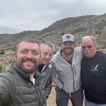 Jesse, Rick, Dave, and Tom in Big Bend