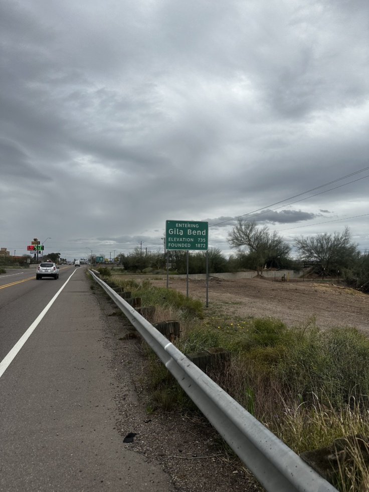 Day 4 Wellton, AZ to Gila Bend, AZ the Soreness! Roads To Giving