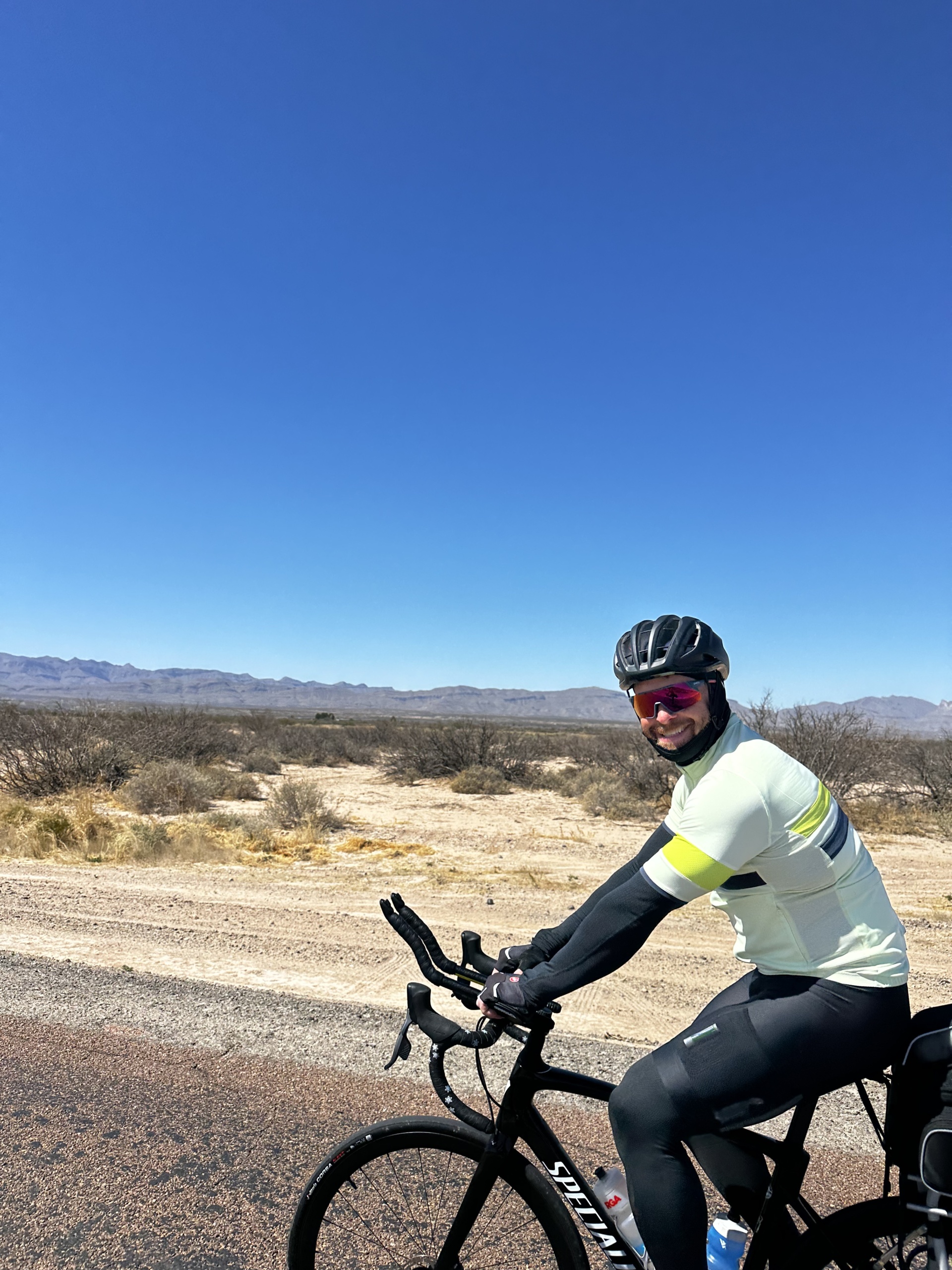 Dave Riding to Van Horn