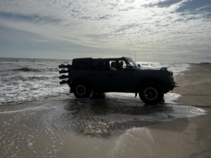 Bronco on Rutherford Beach