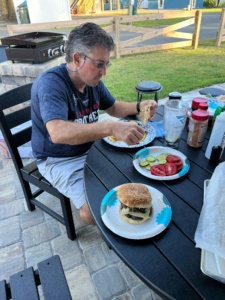 Kevin Eating Smashburger